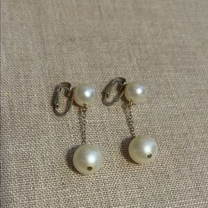 Vintage Richelieu Pearl Drop Earrings